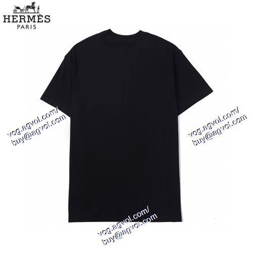  2021春夏 エルメス HERMES 美品！ 2色可選 半袖Tシャツ HERMESコピーブランド