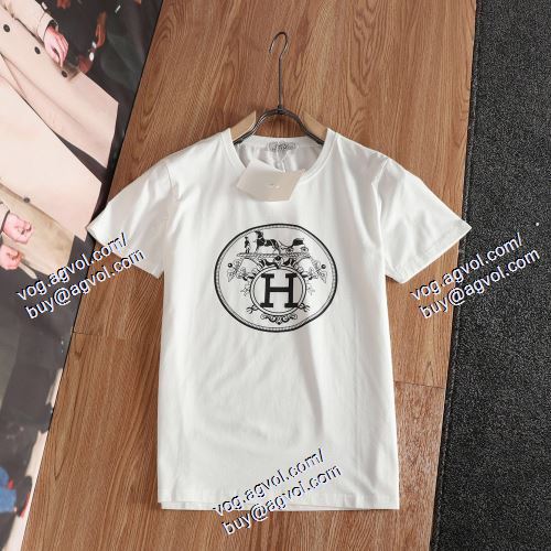  エルメス HERMES 2021春夏 2色可選 半袖Tシャツ HERMESブランドスーパーコピー 値下げ！ 