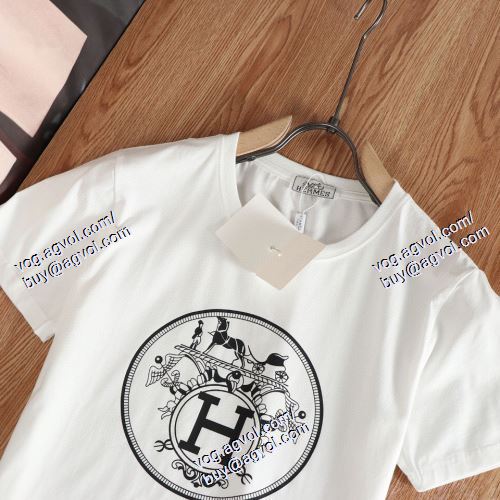  エルメス HERMES 2021春夏 2色可選 半袖Tシャツ HERMESブランドスーパーコピー 値下げ！ 