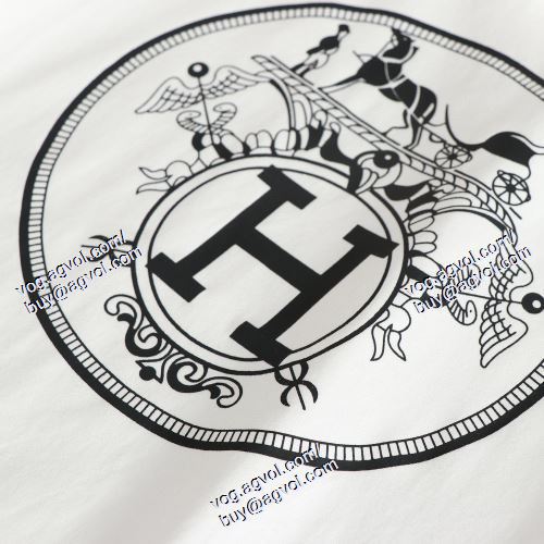  エルメス HERMES 2021春夏 2色可選 半袖Tシャツ HERMESブランドスーパーコピー 値下げ！ 