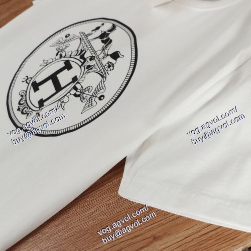  エルメス HERMES 2021春夏 2色可選 半袖Tシャツ HERMESブランドスーパーコピー 値下げ！ 