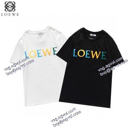 2色可選 ロエベブランド 偽物 通販 ロエベ LOEWE  2021春夏 半袖シャツ ファッション 人気