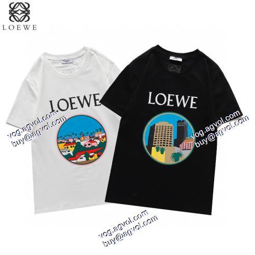 上品な輝きを放つ形 2色可選 ロエベ LOEWE 半袖シャツ ロエベスーパーコピー 激安 2021春夏 