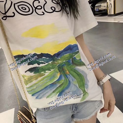  ファション性の高い  LOEWEブランド 偽物 通販 半袖シャツ ロエベ LOEWE 2021春夏 