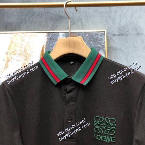  ロエベ LOEWE LOEWEブランド コピー 2021春夏 首胸ロゴ  半袖Tシャツ 