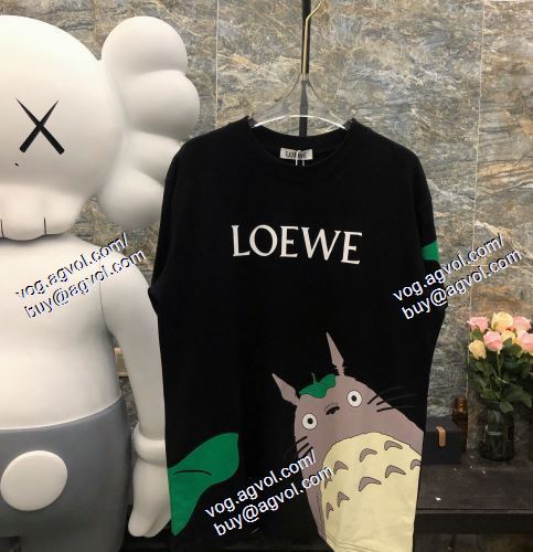  2021春夏 大人気☆NEW!!  LOEWEコピー 2色可選 ロエベ LOEWE 半袖Tシャツ