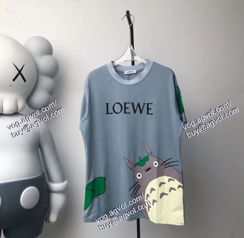  2021春夏 大人気☆NEW!!  LOEWEコピー 2色可選 ロエベ LOEWE 半袖Tシャツ