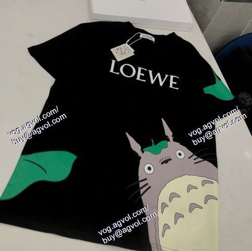  2021春夏 大人気☆NEW!!  LOEWEコピー 2色可選 ロエベ LOEWE 半袖Tシャツ