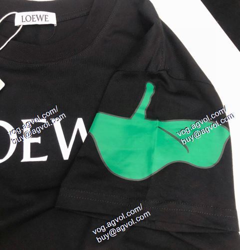  2021春夏 大人気☆NEW!!  LOEWEコピー 2色可選 ロエベ LOEWE 半袖Tシャツ