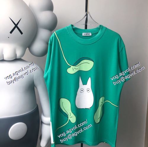  LOEWEコピー ブランド 2021春夏 2色可選 ロエベ LOEWE 半袖Tシャツ SALE!今季