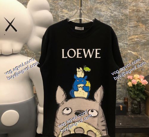  2色可選 ロエベ LOEWE 半袖Tシャツ ★安心★追跡付 2021春夏 LOEWEブランド 偽物 通販