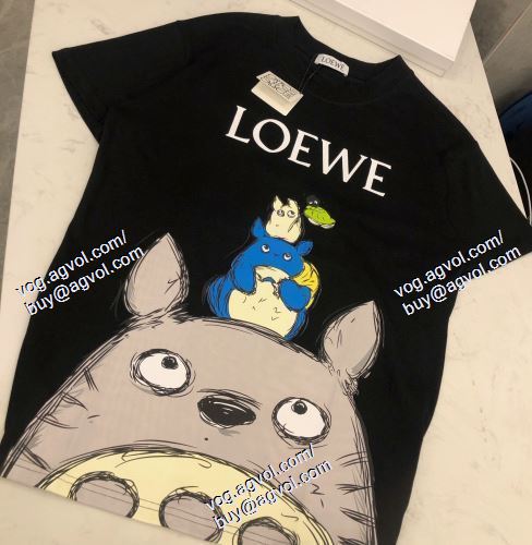  2色可選 ロエベ LOEWE 半袖Tシャツ ★安心★追跡付 2021春夏 LOEWEブランド 偽物 通販