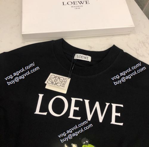  2色可選 ロエベ LOEWE 半袖Tシャツ ★安心★追跡付 2021春夏 LOEWEブランド 偽物 通販