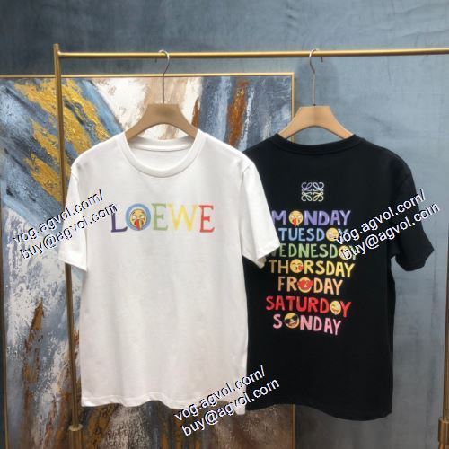  お買得 LOEWEブランドスーパーコピー 半袖Tシャツ 2色可選 ロエベ LOEWE 2021春夏