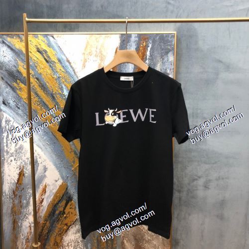  2021春夏 超レア ロエベ LOEWE 半袖Tシャツ 2色可選 LOEWEブランドコピー