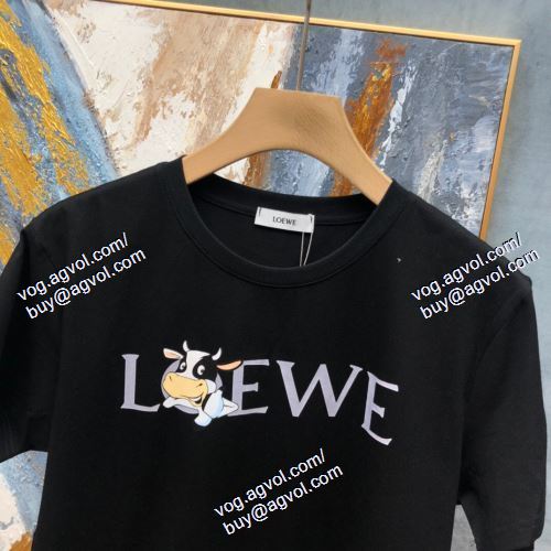  2021春夏 超レア ロエベ LOEWE 半袖Tシャツ 2色可選 LOEWEブランドコピー