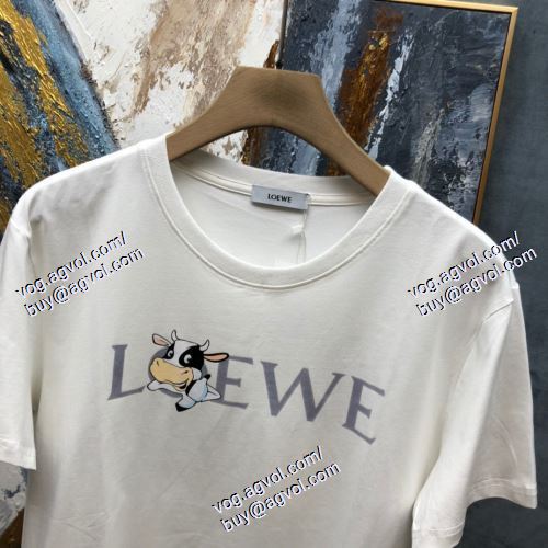  2021春夏 超レア ロエベ LOEWE 半袖Tシャツ 2色可選 LOEWEブランドコピー