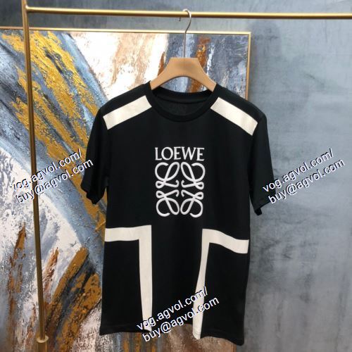 ロエベ LOEWE 2021春夏 大人のおしゃれに 半袖Tシャツ 2色可選 LOEWEスーパーコピー 