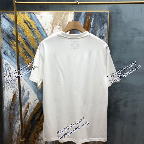  ロエベ LOEWE 2021春夏 大人のおしゃれに 半袖Tシャツ 2色可選 LOEWEスーパーコピー 