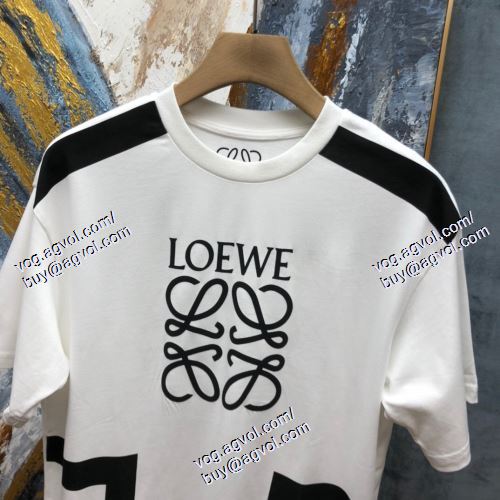  ロエベ LOEWE 2021春夏 大人のおしゃれに 半袖Tシャツ 2色可選 LOEWEスーパーコピー 
