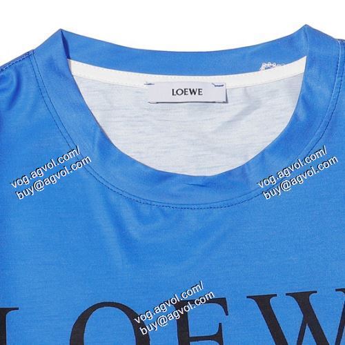  LOEWE偽物ブランド 2021春夏 半袖Tシャツ 高級感演出 ロエベ LOEWE