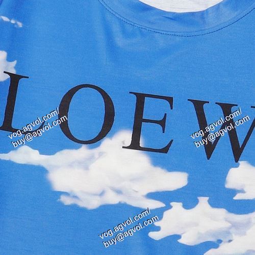  LOEWE偽物ブランド 2021春夏 半袖Tシャツ 高級感演出 ロエベ LOEWE