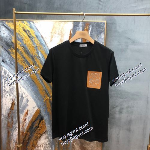  LOEWEブランドスーパーコピー 2色可選 ロエベ LOEWE 一味違うケーブル編みが魅力満点 半袖Tシャツ 2021春夏