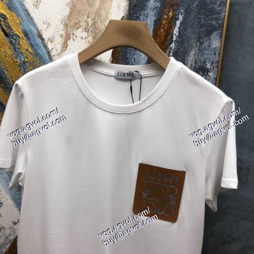  LOEWEブランドスーパーコピー 2色可選 ロエベ LOEWE 一味違うケーブル編みが魅力満点 半袖Tシャツ 2021春夏