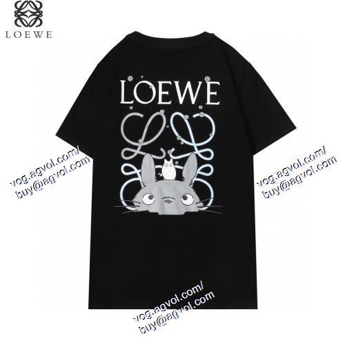  2021春夏 ロエベ LOEWE 2色可選 LOEWEブランドコピー 贈り物にも◎ 半袖Tシャツ 