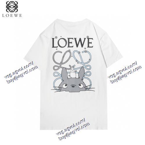  2021春夏 ロエベ LOEWE 2色可選 LOEWEブランドコピー 贈り物にも◎ 半袖Tシャツ 