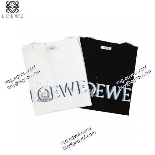  2021春夏 ロエベ LOEWE 2色可選 LOEWEブランドコピー 贈り物にも◎ 半袖Tシャツ 