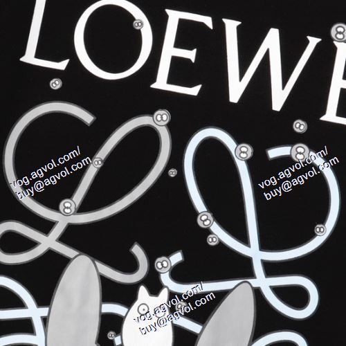  2021春夏 ロエベ LOEWE 2色可選 LOEWEブランドコピー 贈り物にも◎ 半袖Tシャツ 