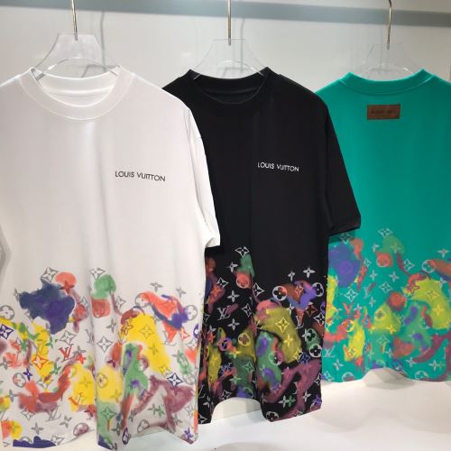 2022新作 半袖Tシャツ ルイ ヴィトン LOUIS VUITTON 3色可選 ルイ ヴィトンブランド コピー ラウンドネック 柔らかな質感 カラーラインナップ
