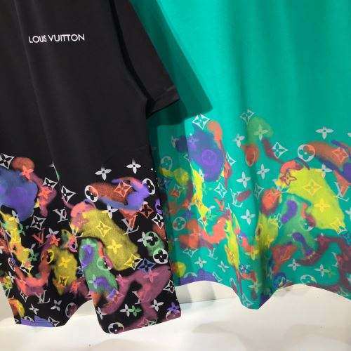 2022新作 半袖Tシャツ ルイ ヴィトン LOUIS VUITTON 3色可選 ルイ ヴィトンブランド コピー ラウンドネック 柔らかな質感 カラーラインナップ