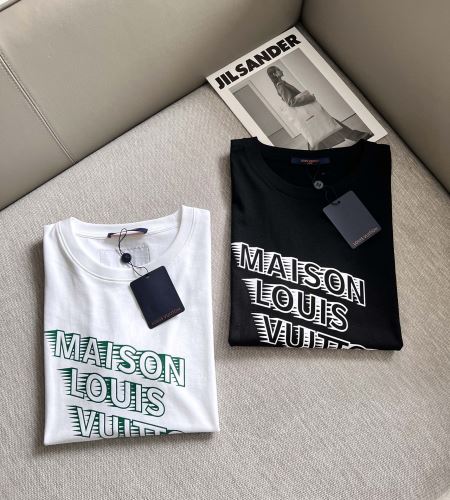 Tシャツ 2色可選 カジュアル 吸汗性に優れ ルイ ヴィトン LOUIS VUITTON 2022新作 ルイ ヴィトンコピー セレブ愛用の超人気商品