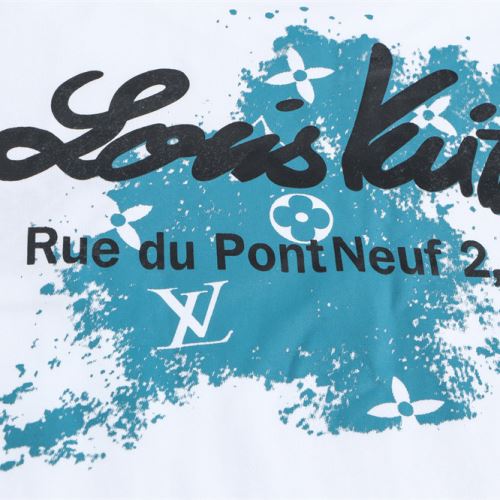 2022新作 プリント 定番のアイテム ルイ ヴィトン LOUIS VUITTON しわになりにくい  2色可選 半袖Tシャツ ルイ ヴィトンコピーブランド