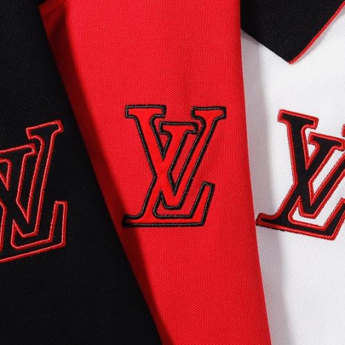 ルイ ヴィトンスーパーコピー 代引 2022新作  デザイン性の高い 3色可選 ルイ ヴィトン LOUIS VUITTON 縦には伸びにくい 半袖ポロシャツ
