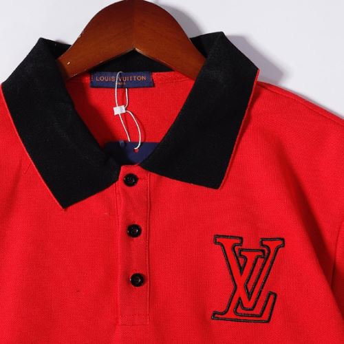 ルイ ヴィトンスーパーコピー 代引 2022新作  デザイン性の高い 3色可選 ルイ ヴィトン LOUIS VUITTON 縦には伸びにくい 半袖ポロシャツ