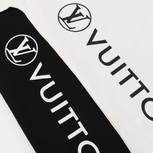 2色可選 ルイ ヴィトン LOUIS VUITTON 存在感のある ルイ ヴィトンブランドスーパーコピー 半袖Tシャツ 2022新作 レジャー 乾きやすい プリント