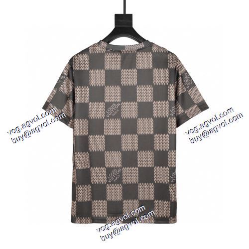 2色可選 ルイ ヴィトン LOUIS VUITTON 2021春夏 ルイ ヴィトン偽物ブランド 上品な輝きを放つ形 半袖シャツ 