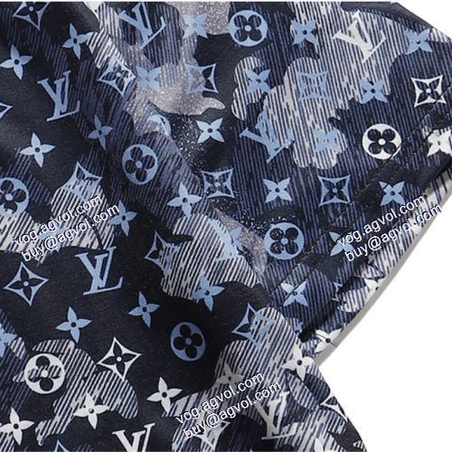 半袖シャツ ルイ ヴィトン LOUIS VUITTON 2021春夏 ルイ ヴィトン偽物ブランド 綺麗に決まるフォルム！