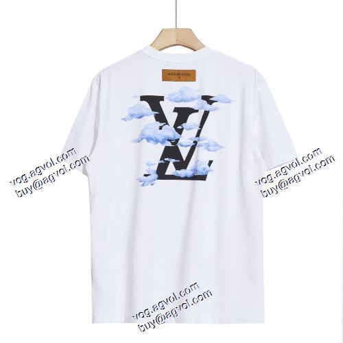 上品上質 2色可選 ルイ ヴィトン LOUIS VUITTON 2021春夏 半袖シャツ ルイ ヴィトンスーパーコピー 激安 