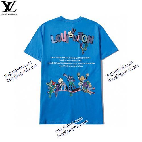 3色可選 ルイ ヴィトン LOUIS VUITTON 最安値に挑戦 2021春夏 LOUIS VUITTON偽物ブランド 半袖シャツ 