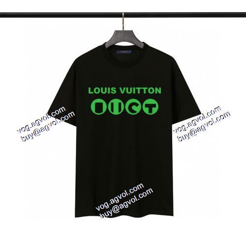  首胸ロゴ  半袖シャツ  LOUIS VUITTONスーパーコピー  2021春夏 ルイ ヴィトン LOUIS VUITTON  2色可選
