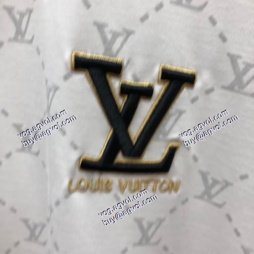  ムダな装飾を排したデザイン  3色可選  LOUIS VUITTONブランド 偽物 通販  半袖シャツ  ルイ ヴィトン LOUIS VUITTON  2021春夏