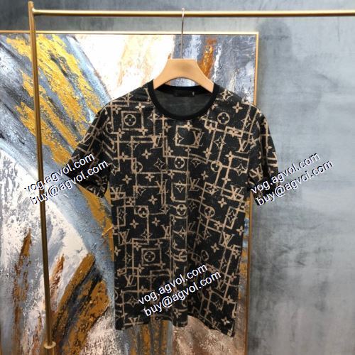  2色可選  LOUIS VUITTONコピーブランド  2021春夏  お洒落に魅せる  半袖シャツ  ルイ ヴィトン LOUIS VUITTON