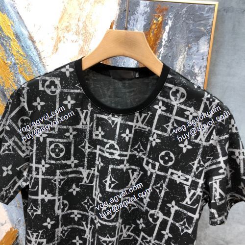  2色可選  LOUIS VUITTONコピーブランド  2021春夏  お洒落に魅せる  半袖シャツ  ルイ ヴィトン LOUIS VUITTON