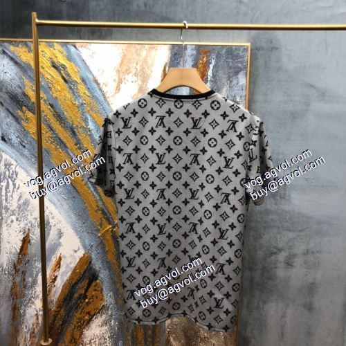  スタイリッシュな印象  半袖シャツ  ルイ ヴィトン LOUIS VUITTON  LOUIS VUITTON偽物ブランド  2021春夏  2色可選