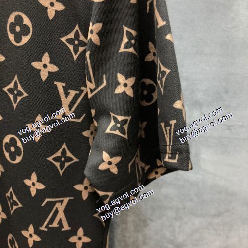  スタイリッシュな印象  半袖シャツ  ルイ ヴィトン LOUIS VUITTON  LOUIS VUITTON偽物ブランド  2021春夏  2色可選