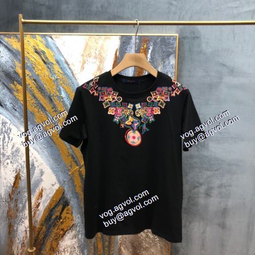  2色可選  ルイ ヴィトン LOUIS VUITTON  オリジナル  半袖シャツ  LOUIS VUITTONブランドスーパーコピー  2021春夏  